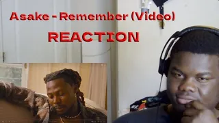 Asake - Remember (Official Video) | REACTION