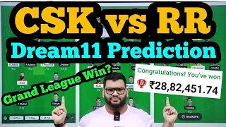 CHE vs RR Dream11 Prediction|CHE vs RR Dream11|CSK vs RR Dream11 Prediction|