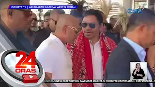 Manny Pacquiao, kinumpirmang nakita niya si Ex-Rep. Teves sa Timor Leste pero iba ang... | 24 Oras