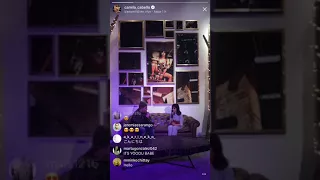 Camila Cabello “YOU KNOW”  live chat INSTAGRAM 01/17/18