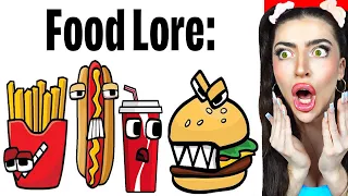 ALPHABET LORE Characters TURN INTO FOOD!? (AMAZING TRANSFORMATIONS!)