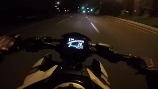 Kawasaki Z900 Full System Night Ride POV (INSANE FLAMES AND POPS!!!)
