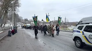 Лука-Мелешківська громада в останню путь провела  загиблого Героя, Броднікова Андрія Олександровича