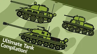 Mega Tank Compilation (Flipaclip Tank Animation Collection) |12fps|