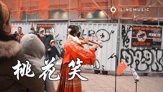 洛天依、言和、乐正绫《桃花笑 Tao Hua Xiao》Violin playing covered by Lingling | ilingmusic