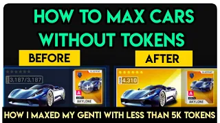 Asphalt 9 | How to Max Cars Fast in Asphalt9 | How to Max cars without tokens |