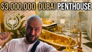 Full Tour of a 3,000,000$ DUBAI Penthouse - Marlow Real-Estate - DUBAI VLOG #3