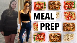 WEIGHT LOSS MEAL PREP WEEK FOR WOMEN (1 WEEK IN 1 HOUR) | how I lost 50+ lbs