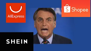 BOLSONARO diz que não vai assinar nenhuma MP para taxar Shopee, Aliexpress, Shein e outros!