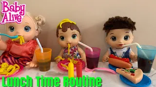 Baby Alive Abby And Drake Lunch Time Routine
