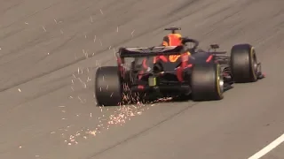 F1 2019 PreSeason Barcelona Test Day 2-Ferrari SF90,Mercedes W10,Alfa C38 & More+Gasly Crash [RE-UP]