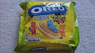 Random Item Review Oreo Sour Patch Kids Flavored Cookies & Cream with Colorful Inclusions Taste Test