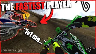 I Challenged the Fastest player to a 1v1 in Mx Bikes...