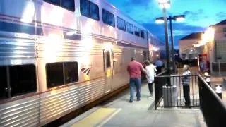 Amtrak SW Chief 3 arrives in La Plata, Mo.