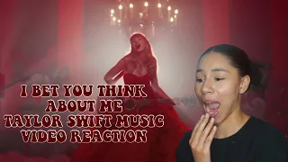 I BET YOU THINK ABOUT ME TAYLOR SWIFT MUSIC VIDEO REACTION!🧣