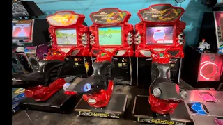 How to fix a leaning motorcycle on The Fast and Furious: Super Bikes arcade game