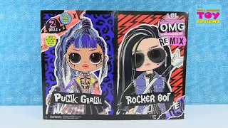 Punk Grrrl & Rocker Boi LOL Surprise ReMix Doll Unboxing Review | PSToyReviews