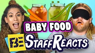 GUESS THAT FOOD CHALLENGE: BABY FOOD! (ft. FBE STAFF)