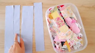 ✅ 2 Unique Ideas Will Make You Use Up Your Scrap Fabric | Sewing Projects 2