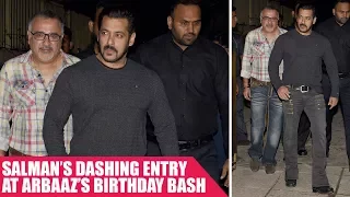 Salman Khan's Dashing ENTRY at Arbaaz Khan's Birthday Bash