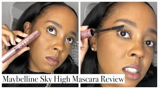 Testing The Viral TikTok Mascara! New Maybelline Sky High Mascara Review