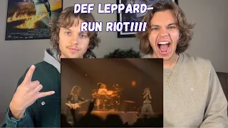 Twins React To Def Leppard- Run Riot!!!!