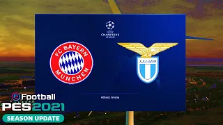 PES 2021 | FC Bayern Munchen vs Lazio - UEFA Champions League 20-21 | Gameplay PC