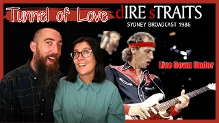 Dire Straits - Tunnel of Love (LIVE) (REACTION) with my wife