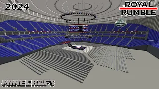 MINECRAFT WWE ROYAL RUMBLE 2024 STAGE HD