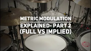 What is Metric Modulation On #drums -PART2