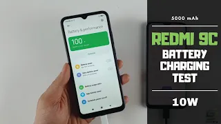 Xiaomi Redmi 9c  Battery Charging test 0% to 100% | 10W, 5000 mAh