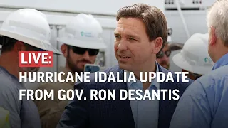 LIVE | Hurricane Idalia update from Gov. DeSantis