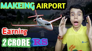 CAN I RENOVATE AN ABANDONED AIRPORT ? || AshesPoint Presents || Earning 2 CRORE Per Day #airportgame