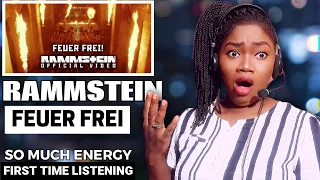 SINGER REACTS | FIRST TIME HEARING RAMMSTEIN - FEUER FREI! REACTION!!!😱