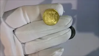 Копии монет 15 копеек и 1 гривна 1992 Украины с Aliexpress