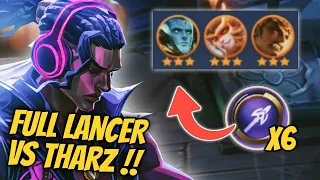 COUNTER THAR 3 WITH MAX LANCER !! MUST WATCH !! MAGIC CHESS MOBILE LEGENDS