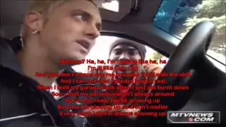 Eminem and Proof Freestyle RARE Lyrics On Screen