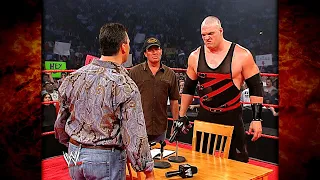 Kane & Shane McMahon Unforgiven Contract Signing (Half Mask Attire Last Worn) 9/15/03