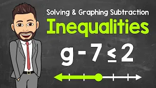 Solving and Graphing Subtraction Inequalities | Math with Mr. J