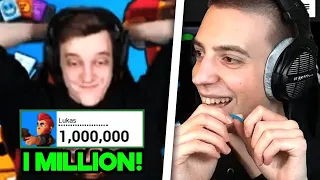 ClashGames REAGIERT auf LUKAS BRAWL STARS erreicht 1.000.000 ABONNENTEN! 😍😱 | ClashGames Reaktion