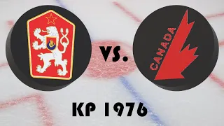 Kanadský pohár 1976 - 2. Finále - Československo - Kanada