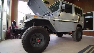 This Cummins R2.8 powered Toyota Land Cruiser FJ40 Restomod is "Flat" Awesome! PRLC TV Episode 29