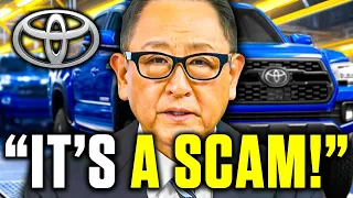 HUGE NEWS! Toyota CEO Had ENOUGH & SHUT DOWN ALL EVs!