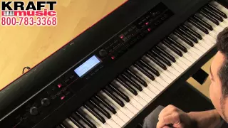 Kraft Music - Korg Kross Workstation Keyboard Demo with Rich Formidoni