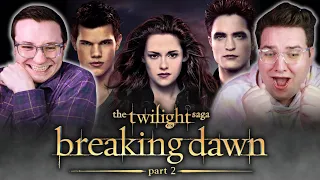 TWILIGHT: BREAKING DAWN (PART 2) *REACTION* FIRST TIME WATCHING! NOT READY TO LEAVE OUR VAMPS :(