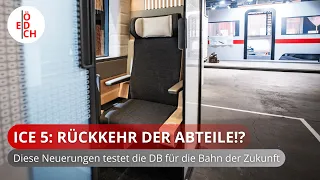 Abteile, Niederflur, Kakteen: diese Neuigkeiten gibt es zum ICE 5 & bei der Deutschen Bahn allgemein