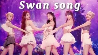 [4K/교차편집] LE SSERAFIM (르세라핌) - Swan Song 🦢 | Stage Mix