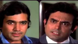 Rajesh Khanna slaps Sanjeev kumar | Aap ki kasam movie | Rajesh Khanna , Mumtaz and Sanjeev kumar.