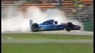 1992-Hockenheim-Damon Hill Crash
