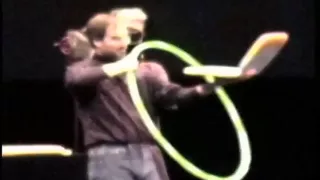 Steve Jobs introduces WiFi to the masses with a hula hoop!